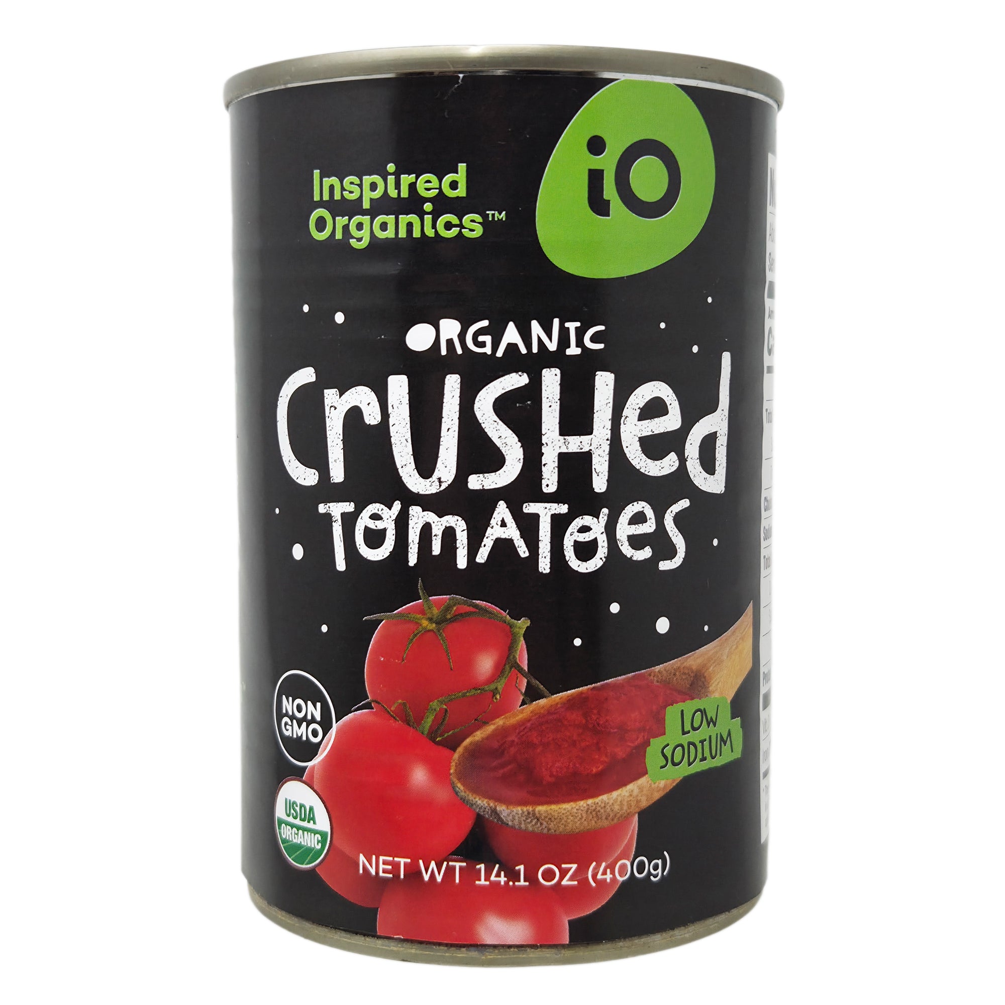 Inspired Organics Low Sodium Crushed Tomatoes - 14.1 oz